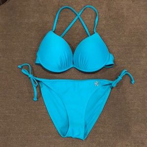 Body glove teal bikini
